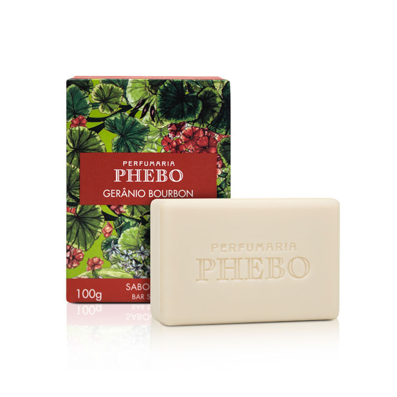 Sabonete Perfumaria Phebo Geranio Bourbon 100g