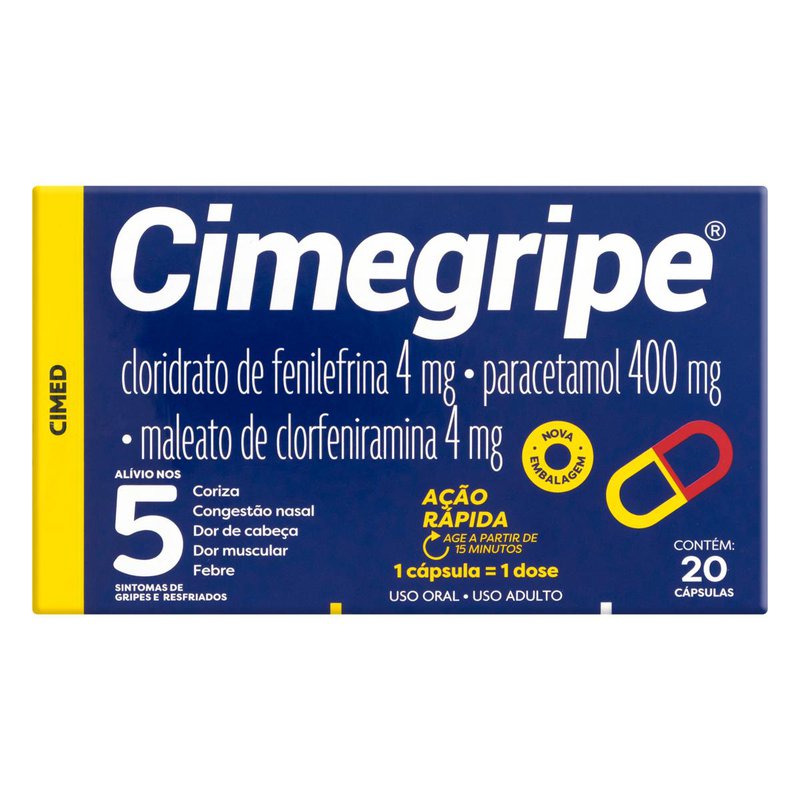 Cimegripe 20caps