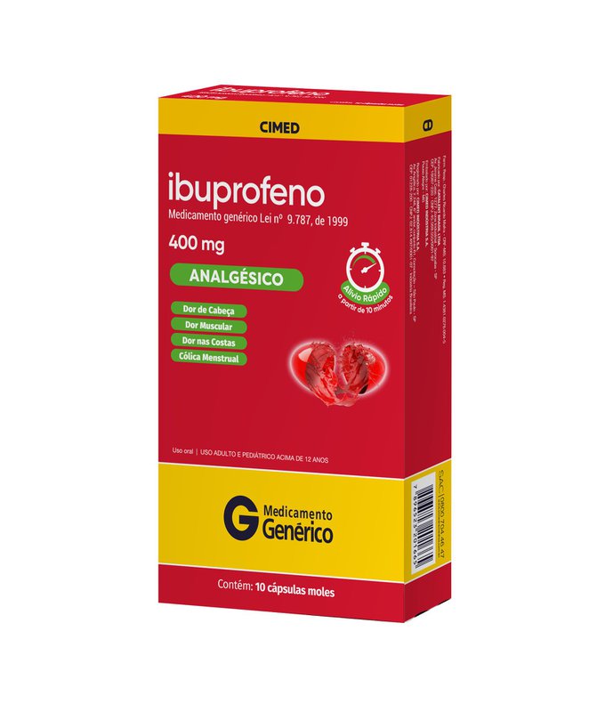 Ibuprofeno 400mg gel Cimed