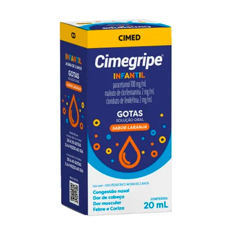 Cimegripe solução 20ml Cimed