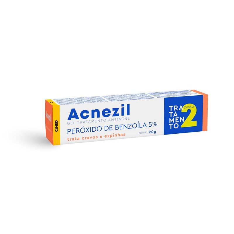 Acnezil Peróxido De Benzoila 5% Gel 20g