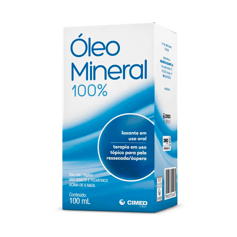 Óleo Mineral solução 100ml Cimed