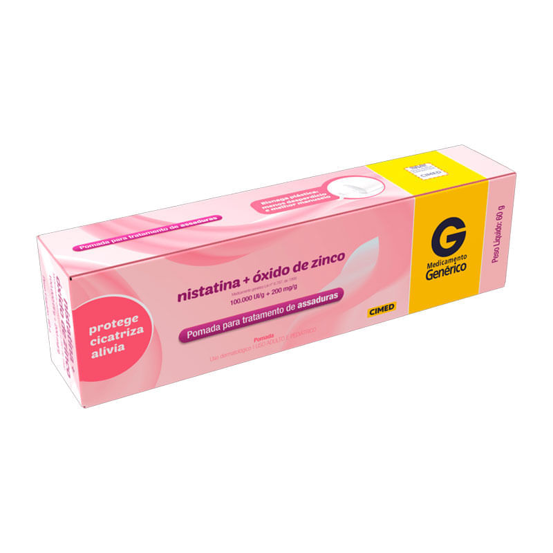 Nistatina + Óxido de Zinco pomada 60g Cimed