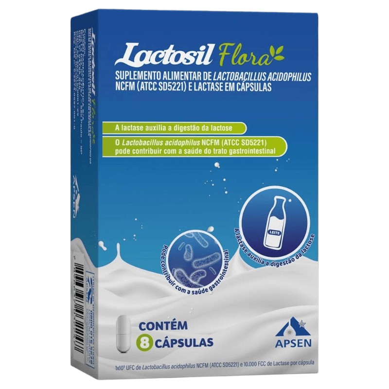 Lactosil Flora c/08 Capsulas