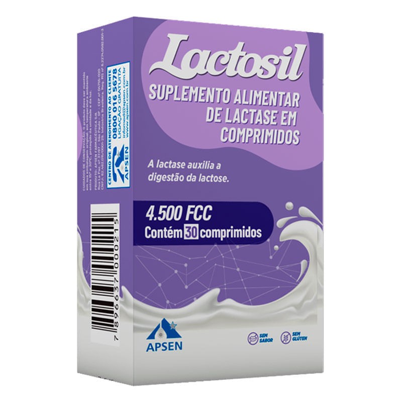 Lactosil 4.500 Fcc c/30 Comprimidos