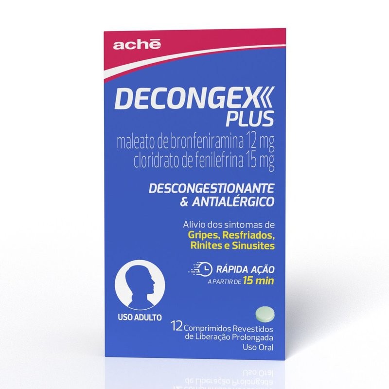 Decongex Plus c/12 Comprimidos