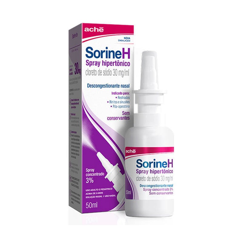 Sorine H 30mg/m Solucao Nasal 50ml