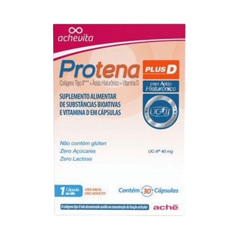 Colageno Protena Plus D Com Acido Hialuronico c/30 Capsulas