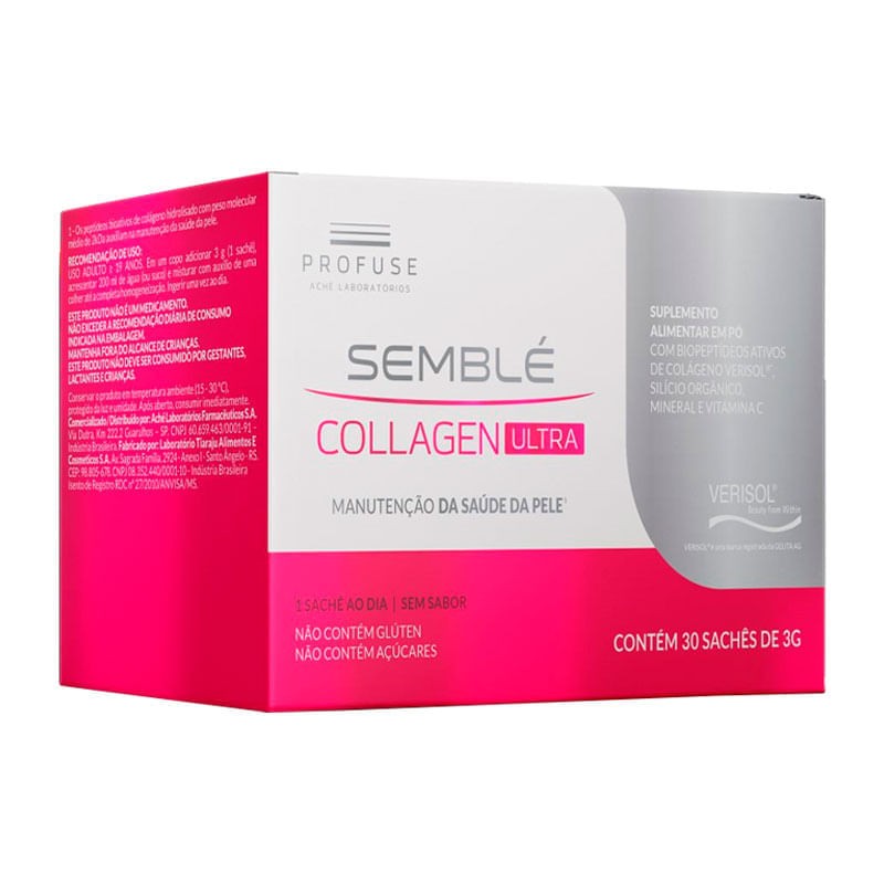 Colageno Profuse Semble Collagen Ultra c/30 Saches De 3g Cada
