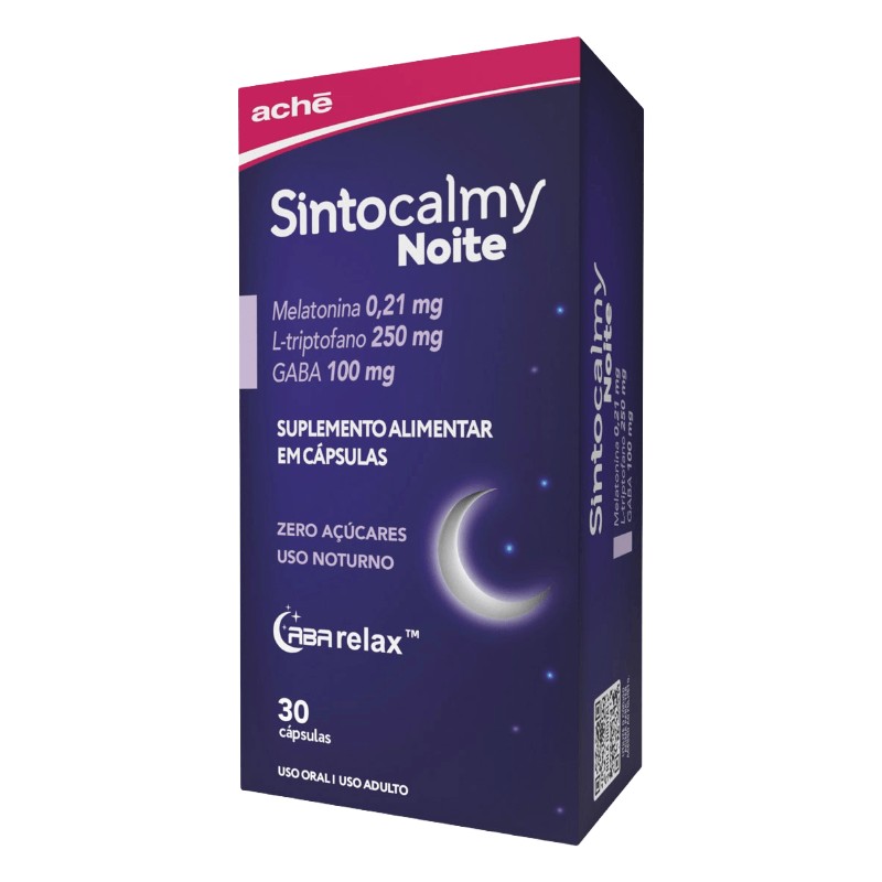 Sintocalmy Noite 0,21mg 250mg 100mg c/30 Capsulas