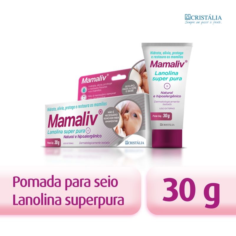 Mamaliv Pomada Hidratante Para Mamilos 30g
