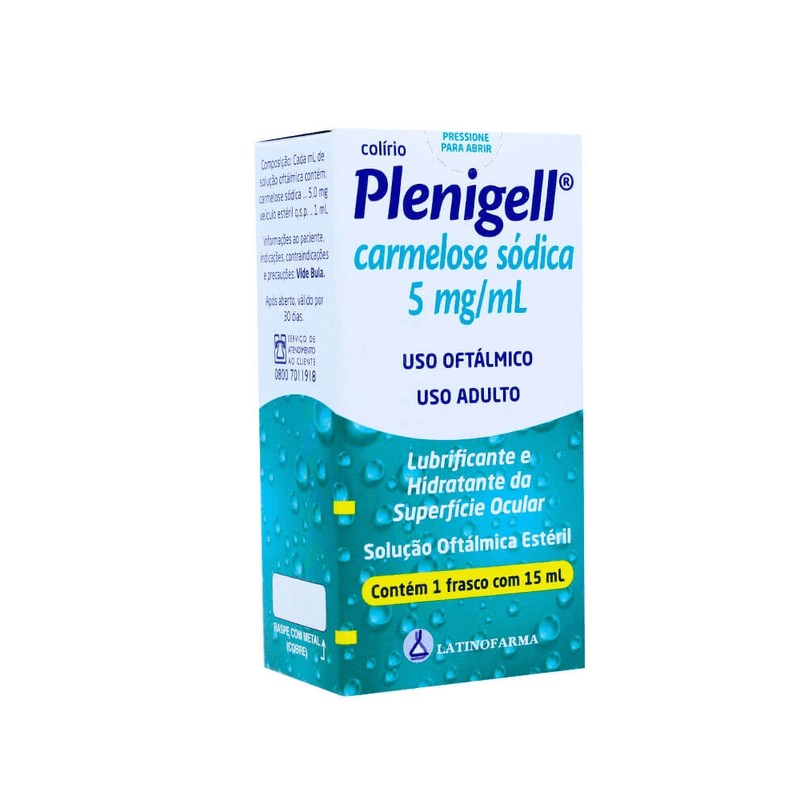 Plenigell Solucao Oftalmica 15ml