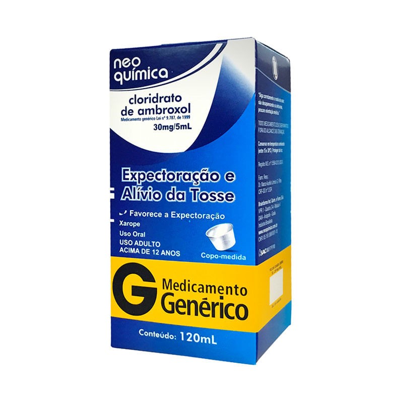 Ambroxol 06mg Adulto xarope 120ml Neo Química