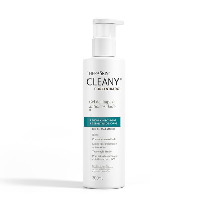 Gel De Limpeza Antioleosidade Theraskin Cleany Concentrado 300g