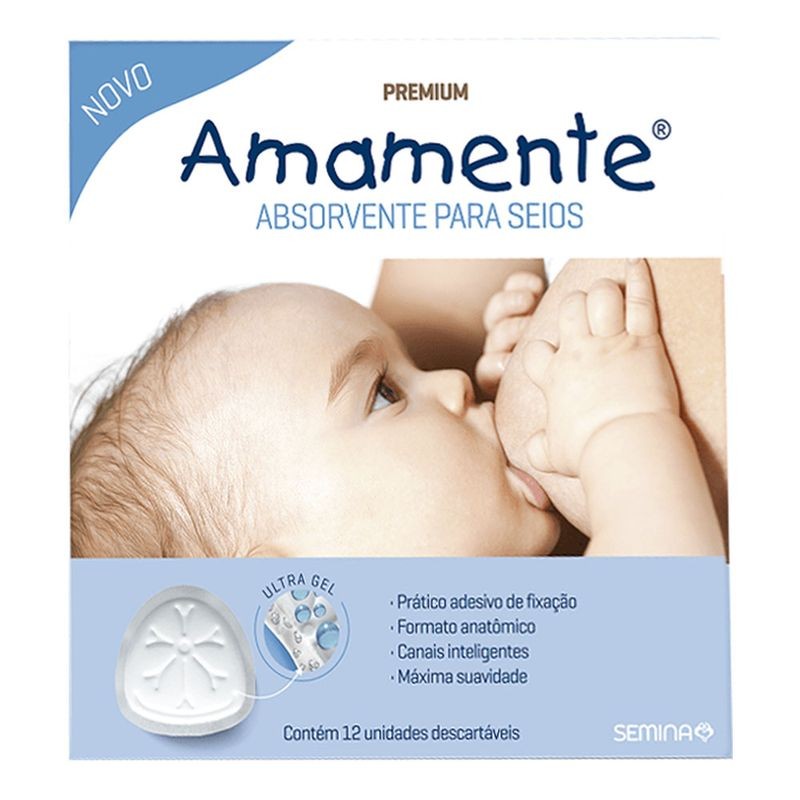 Absorvente para Seio 12 un - Amamente
