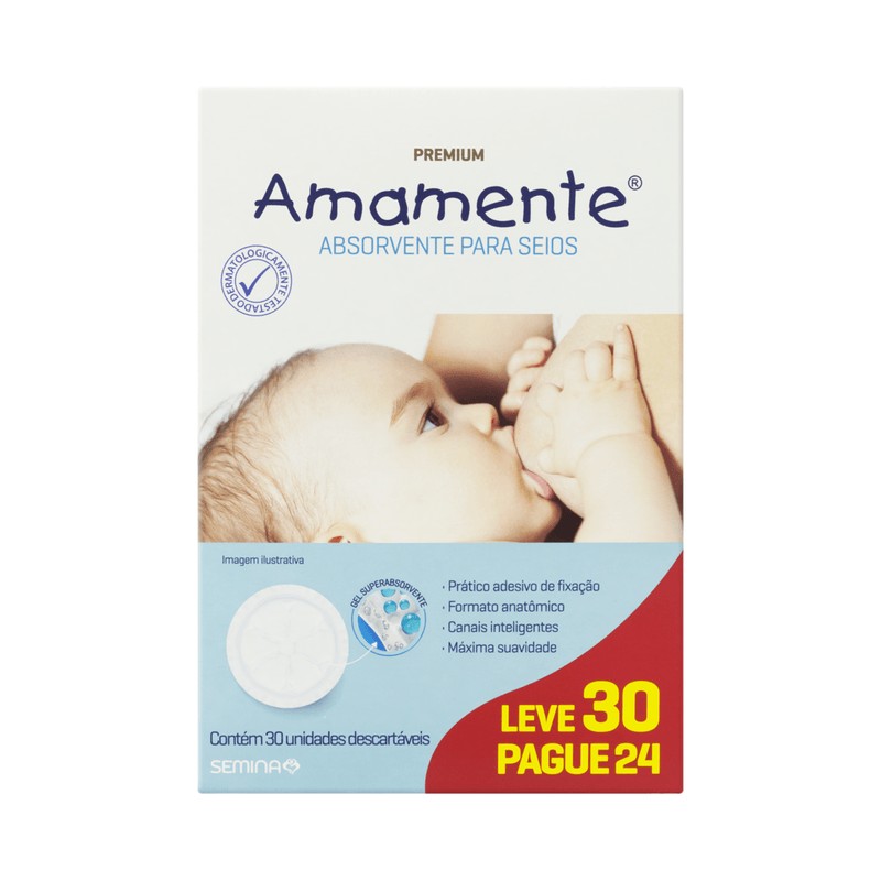 Absorvente Seios Amamente L30p24