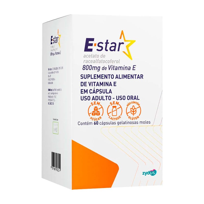 E-star 800mg c/60 Capsulas Gelatinosas