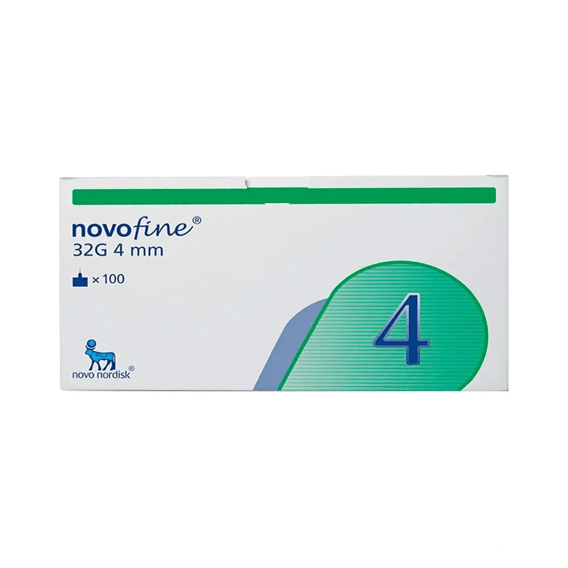 Novofine Agulhas 32g TIP ETX 4MM com 100