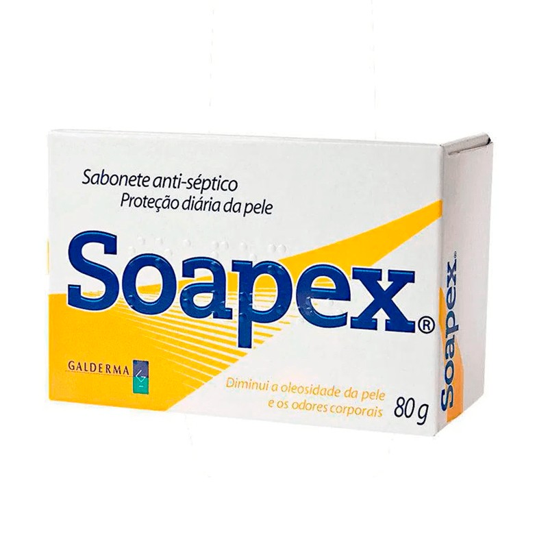 Sabonete Antisseptico Em Barra Galderma Soapex 80g