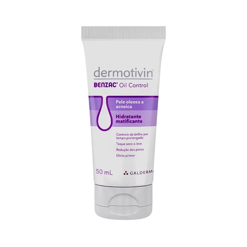 Dermotivin Benzac Oil Control Hidratante Matificante Pele Oleosa E Acneica 50ml