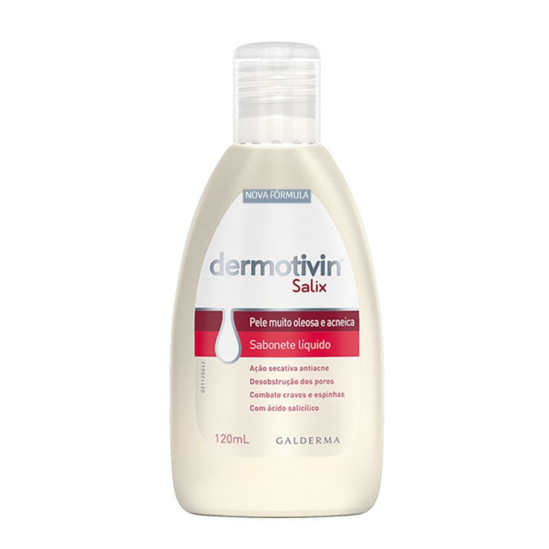 Dermotivin Salix Sabonete Liquido 120ml