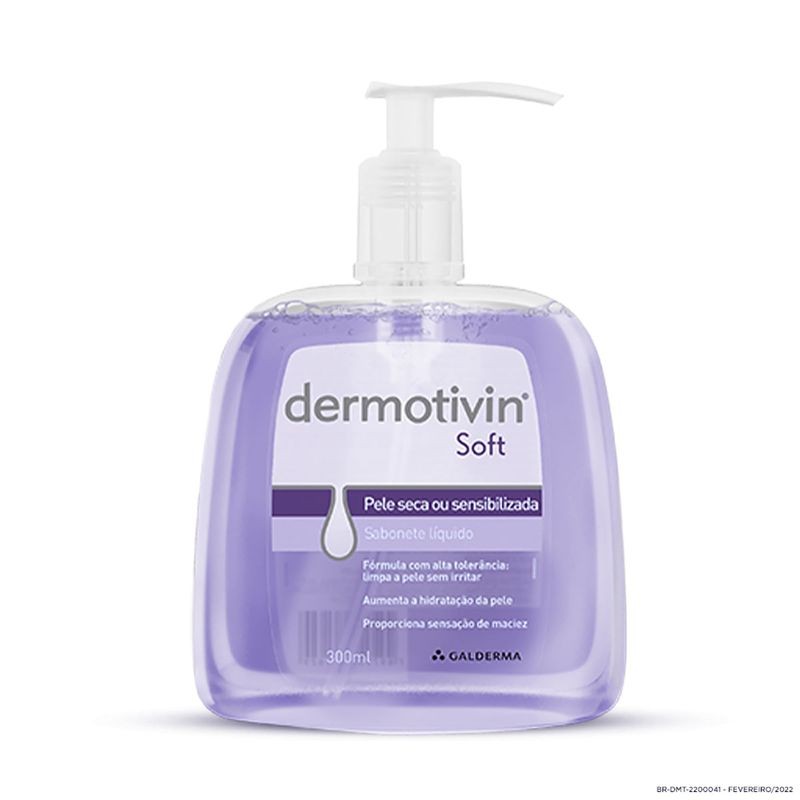 Dermotivin Soft Sabonete Liquido 300ml