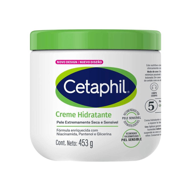 Cetaphil Creme Hidratante Corporal Pele Extremamente Seca 453g