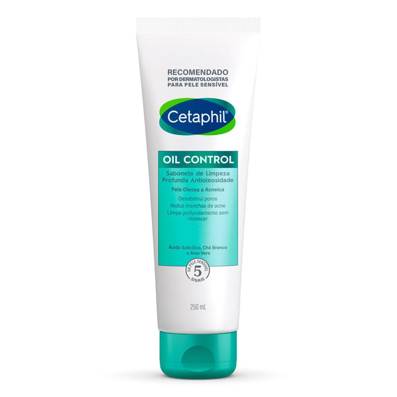 Cetaphil Oil Control Sabonete De Limpeza Profunda Antioleosidade 250ml