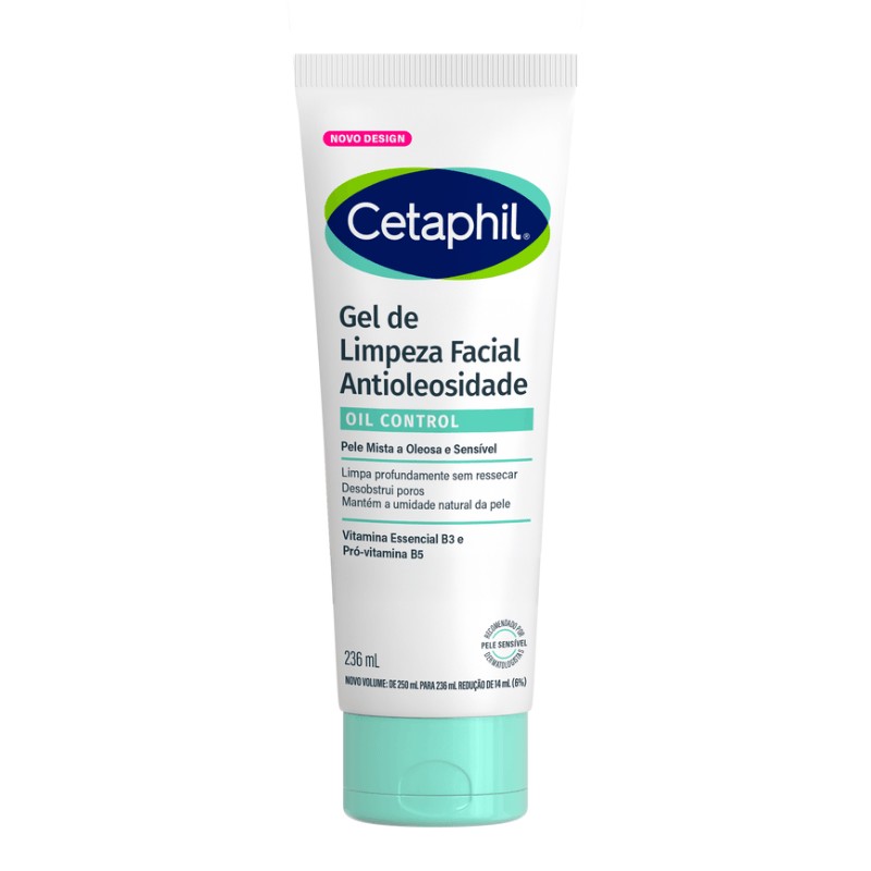 Cetaphil Oil Control Cleanser Sem Acido Salicilico 236ml