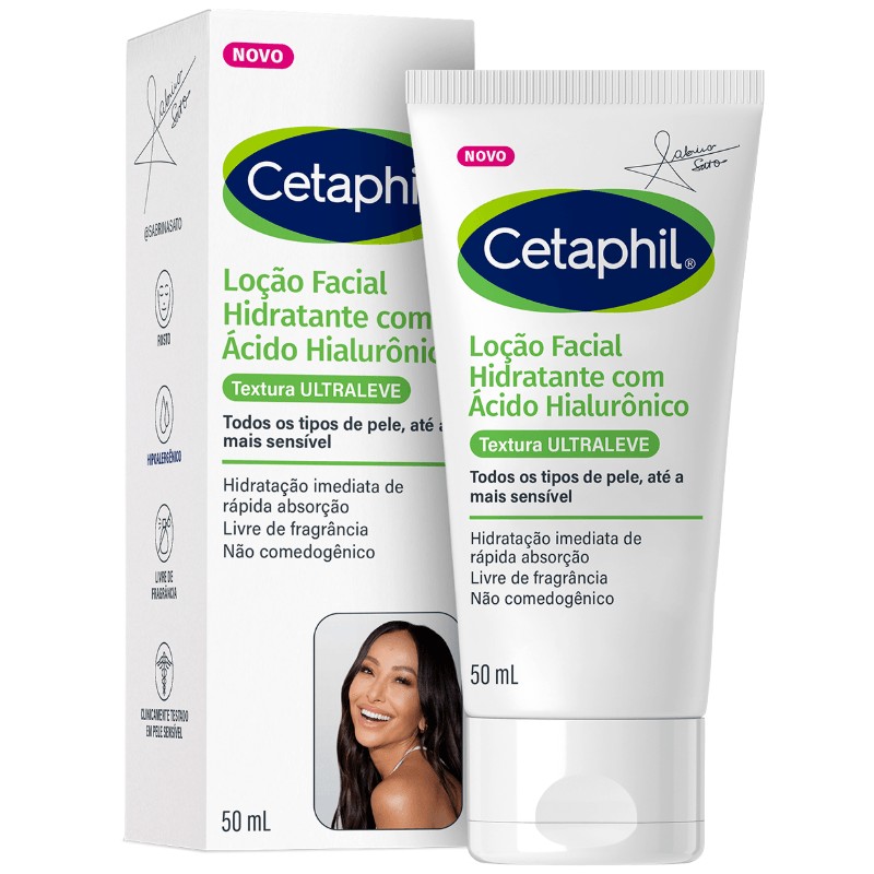 Cetaphil Locao Facial Hidratante Com Acido Hialuronico 50ml