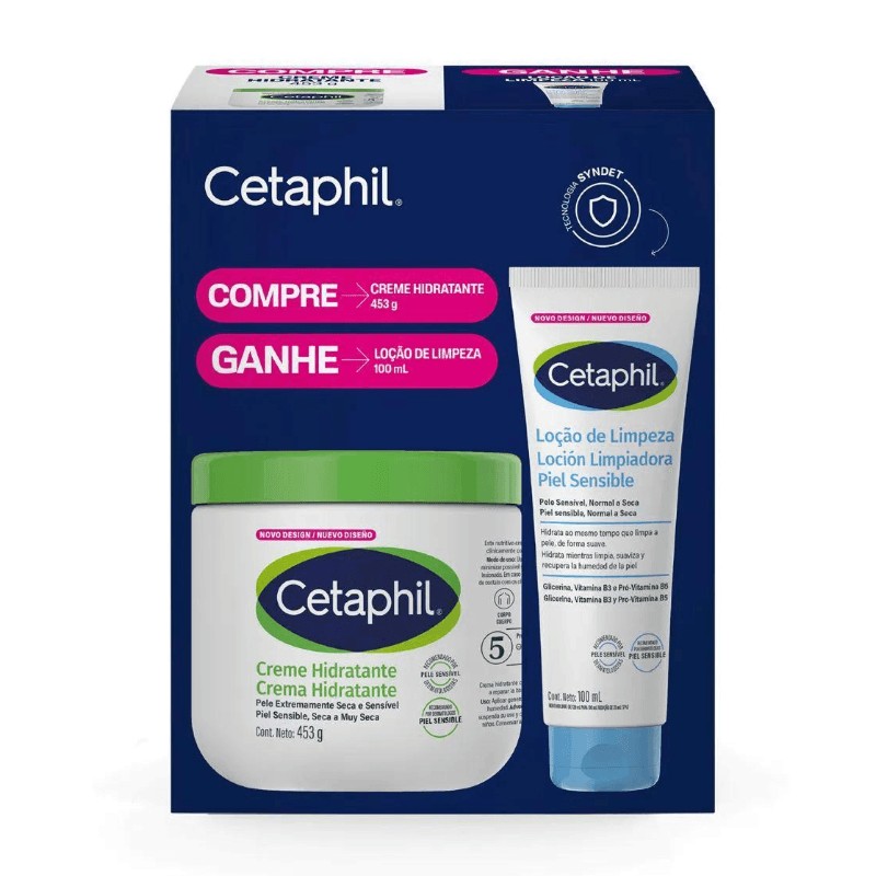 Pack Cetaphil Creme 453g + Loção De Limpeza 100ml