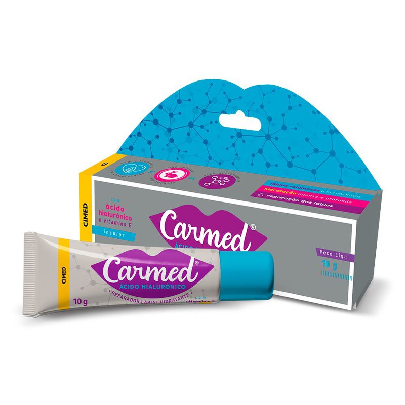 Carmed Ácido Hialurônico Gel Labial 10g