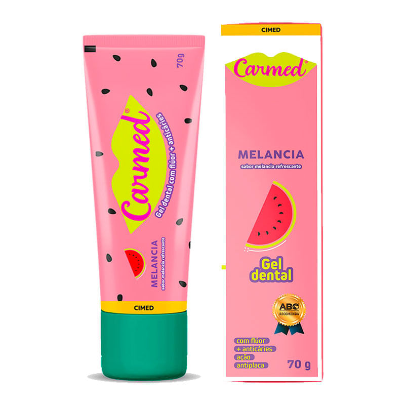 Carmed Gel Dental com Flúor Melancia 70g