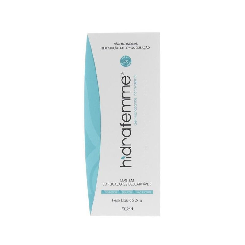 Hidrafemme Gel 24g c/8 Aplicadadores