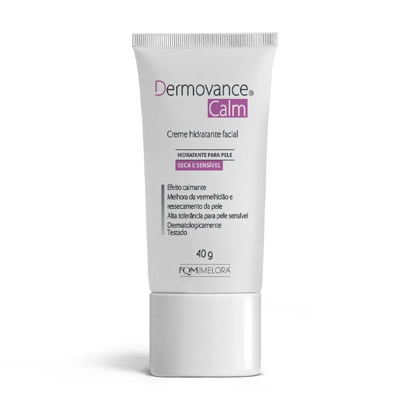 Creme Dermovance Hidratante Facial Pele Seca Sensivel Calm 40g