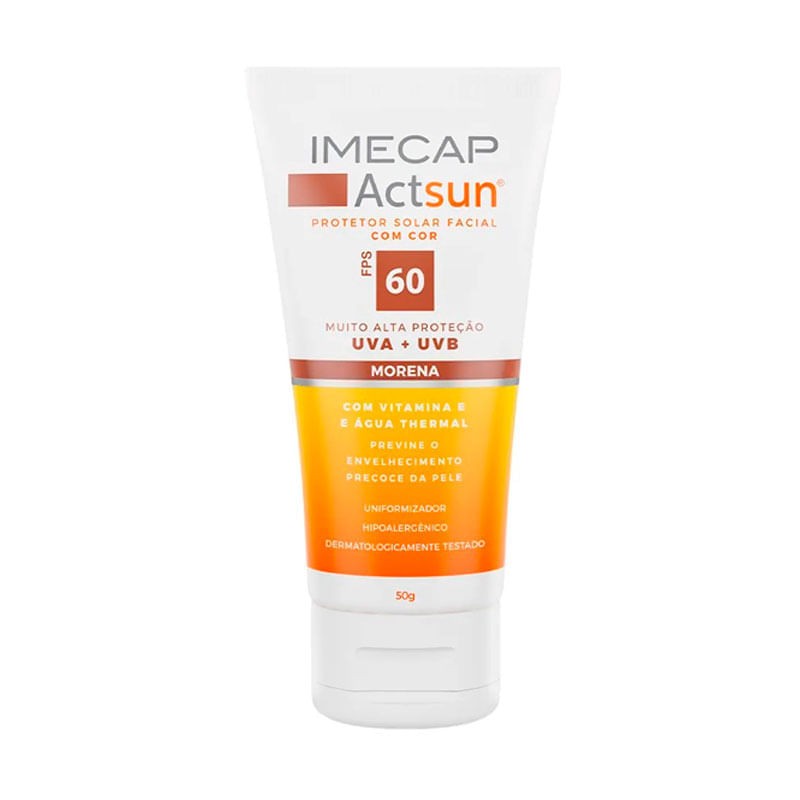 Protetor Solar Imecap Actsun Morena Fps60 50g