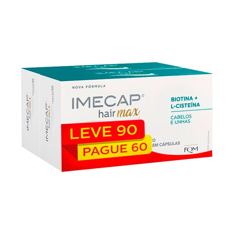 Imecap Hair Max Kit Leve 90 Pague 60 Capsulas