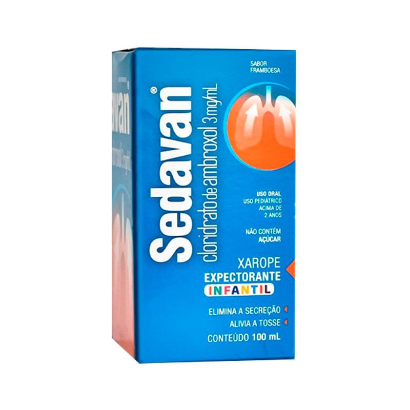 Sedavan 3mg Infantil Xarope 100ml