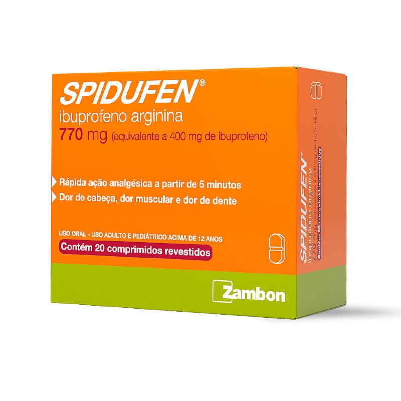 Spidufen 770mg c/20 Comprimidos Revestidos
