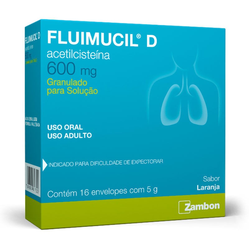 Fluimucil 600mg c/16 Envelope 5g