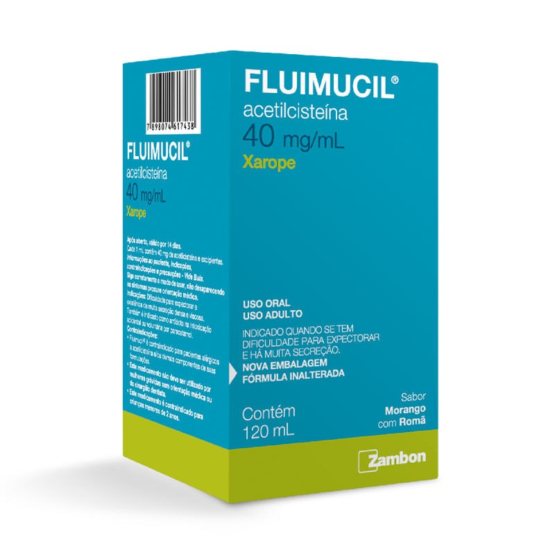 Xarope Fluimucil 40mg 120ml