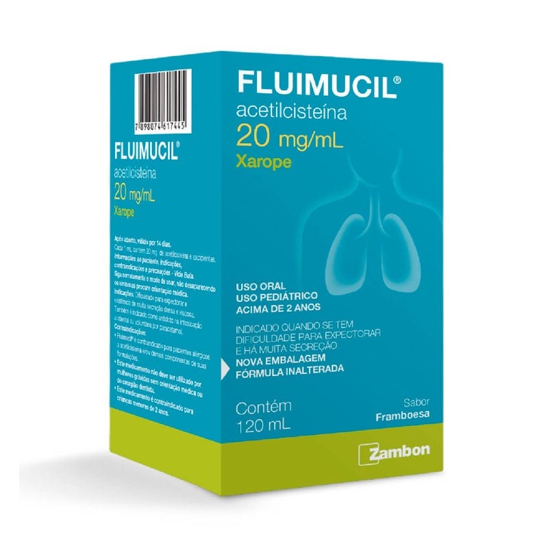 Fluimucil Xarope Pediatrico 120ml