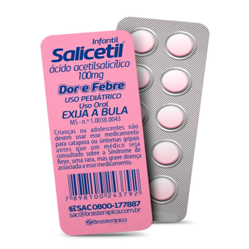 Salicetil100mg 10cpr (Frac)