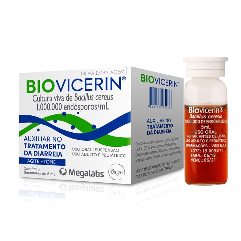 Biovicerin 6 Flaconetes Com 5ml