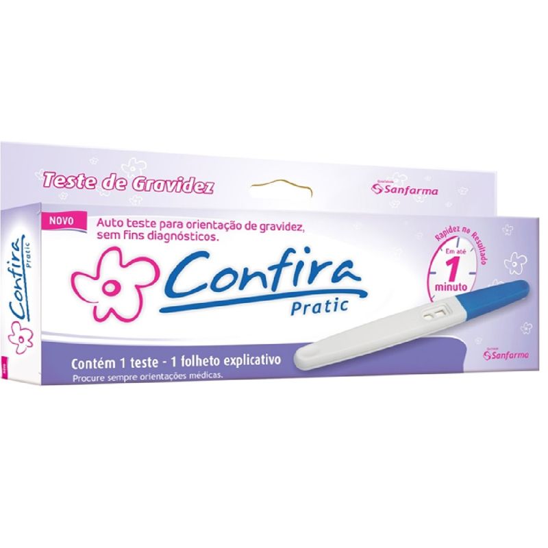 Confira Pratic 1 Caneta Teste Sfm