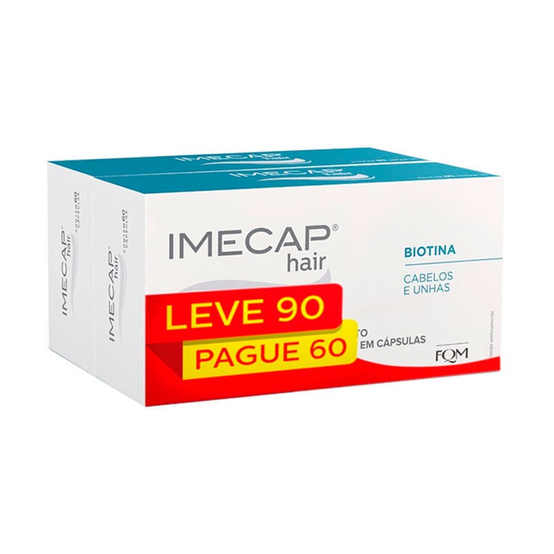 Imecap Hair Kit Leve 90 Pague 60 Capsulas