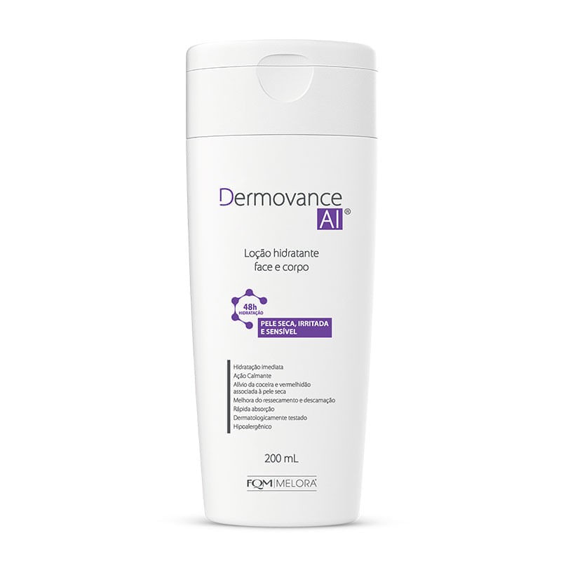 Locao Hidratante Corporal Dermovance Ai Face E Corpo 200ml