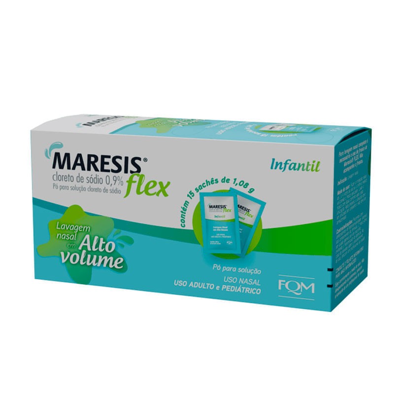 Maresis Flex 108g Po Parasolucao Com 15 Envelopes Refil