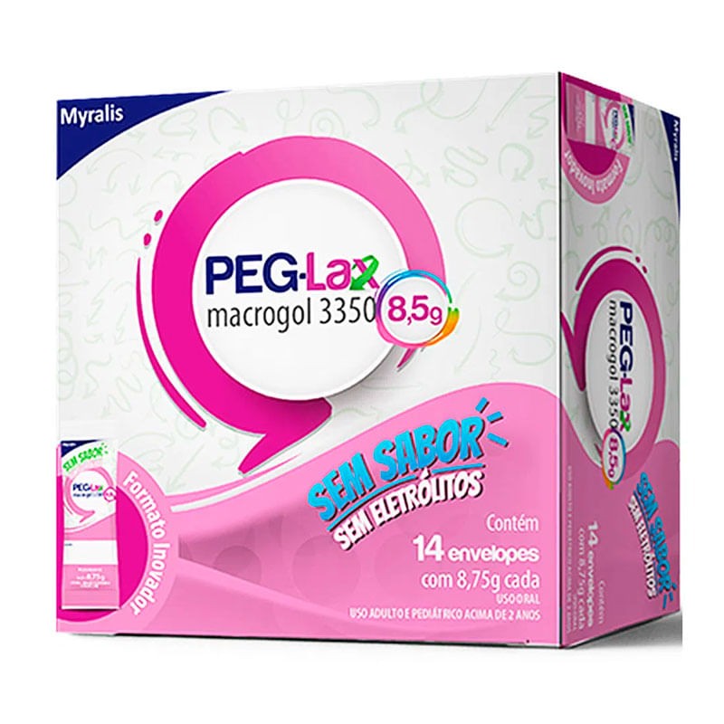 Peg-lax Po c/14 Envelopes Sem Sabor 8.5g