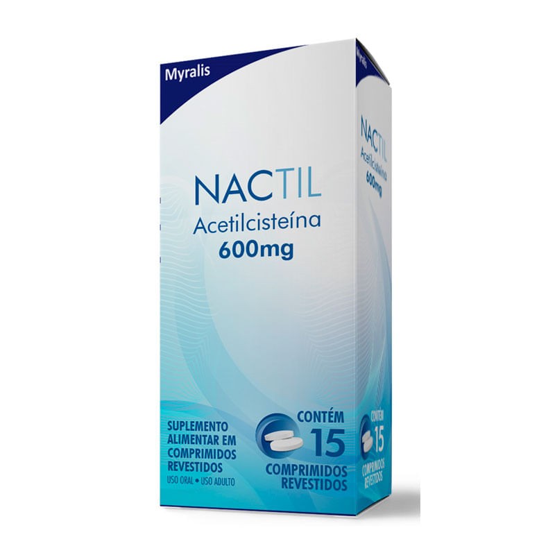 Nactil 600mg Com 15 Comprimidos
